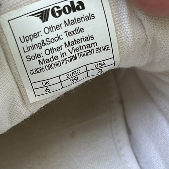 Gola Orchid Platform Trident Snake in White/Pink/Sun Women’s Size 8 - Picture 12 of 13